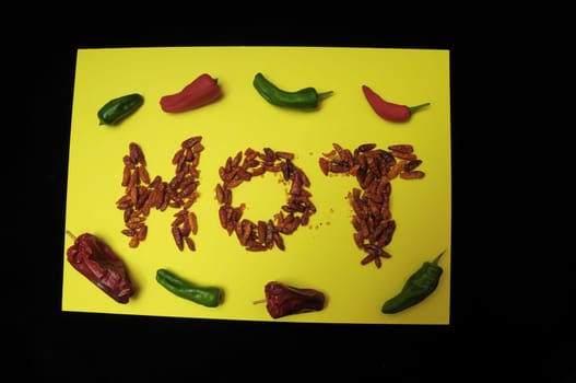 Some Very Hot Chili Peppers Ready to Cook