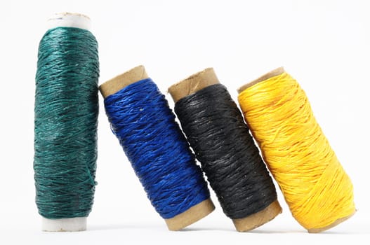 Roll of Twine isolated on a White Background