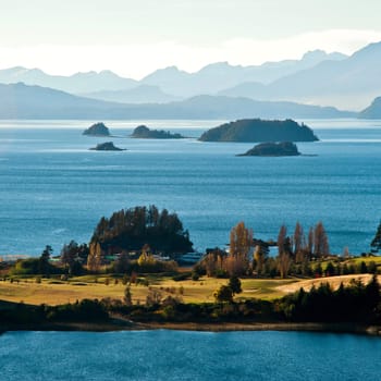 Nahuel Huapi lake, Patagonia Argentina, from Panoramic Point near Bariloche