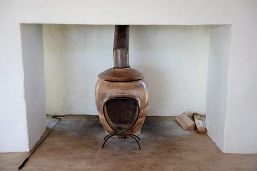 Interior shots of a small safari hut