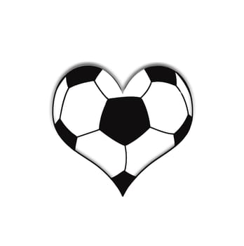 a heart for football
