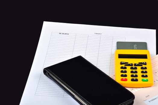 Safe online banking with a credit card and a cell phone