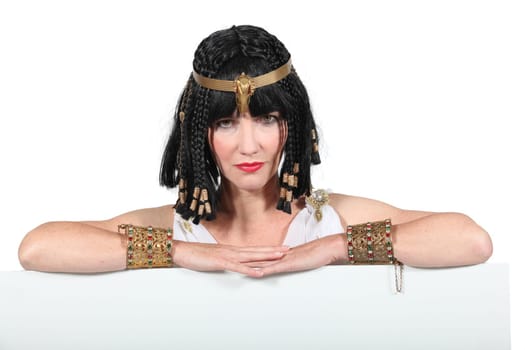 Woman in eygptian costume
