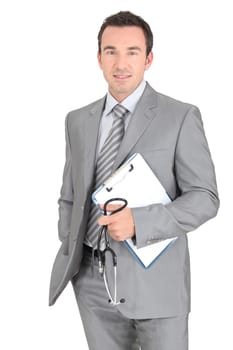 Studio portrait of a male GP