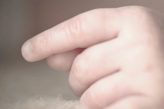 Close up of baby girls' sweet little hand and fingers