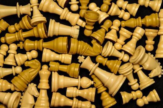 Chess Texture Pattern on a Black Background