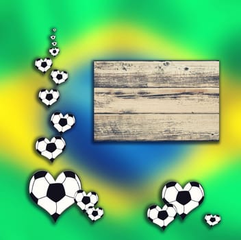 Football board with text clearance