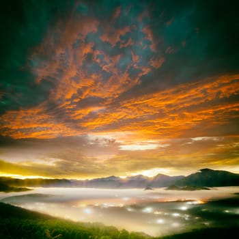 Beautiful sunset for adv or others purpose use