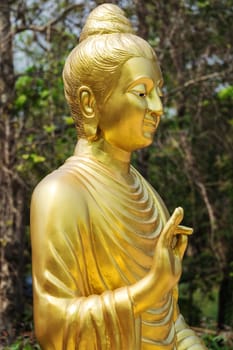 Buddhist figure Thailand,golden spiritual figure