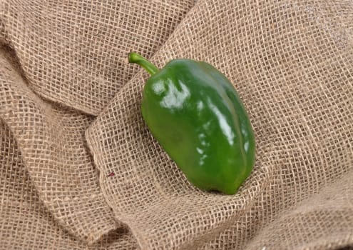 Paprika on jute