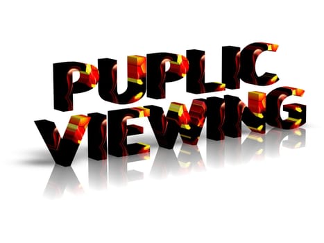 Puplic viewing