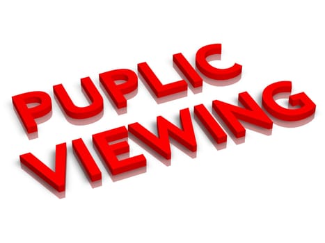 Puplic viewing