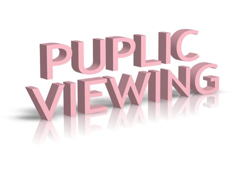 Puplic viewing