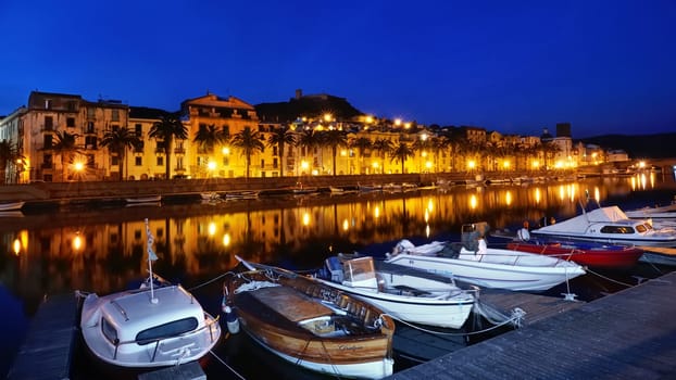 Bosa is situated on the mouth of the river Temo, the only town in Sardinia built on the estuary of a river navigable.