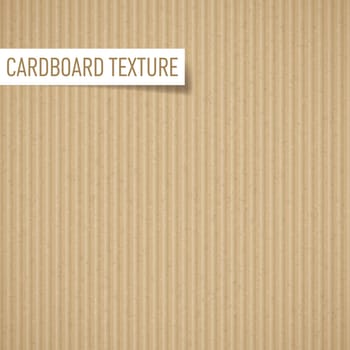 Illustration of realistic carton texture. Seamless cardboard pattern