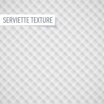 Illustration of realistic serviette texture. Seamless paper pattern