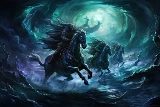In the realm of fantasy, a fearless group of individuals known as the whirling cyclone riders emerges.