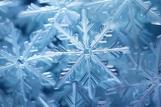 An artistic masterpiece showcasing the exquisite details and singular beauty of individual snowflakes, captured through the lens of macro photography, unraveling their complex, one-of-a-kind designs.