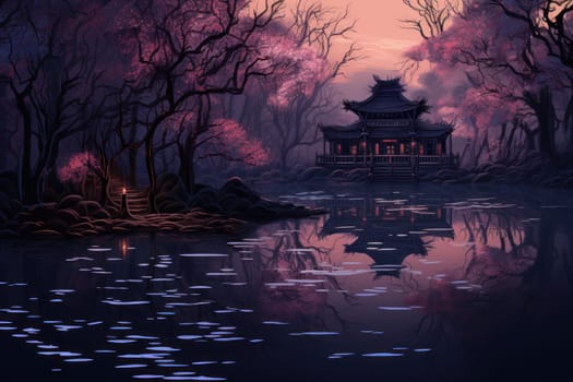 An evocative portrayal of the ethereal whispering wind, its gentle zephyrs bearing mystical secrets across expansive landscapes.