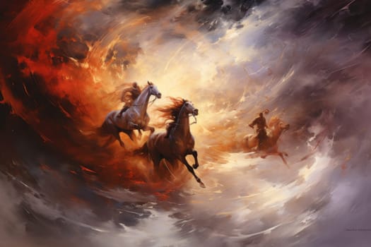 In the realm of fantasy, a fearless group of individuals known as the whirling cyclone riders emerges.