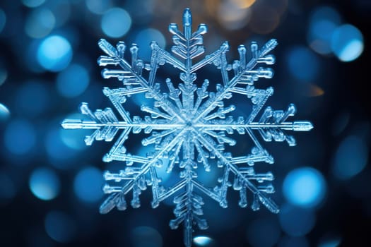 An artistic masterpiece showcasing the exquisite details and singular beauty of individual snowflakes, captured through the lens of macro photography, unraveling their complex, one-of-a-kind designs.