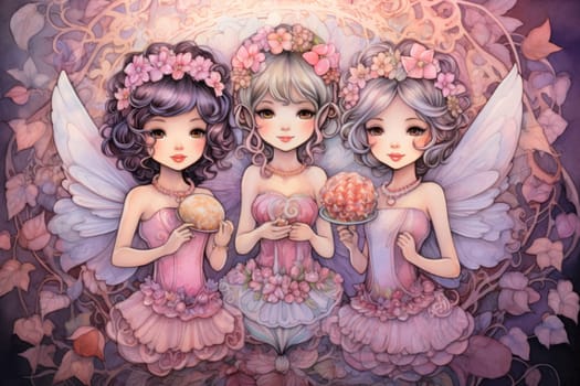 Immerse yourself in the enchanting world of holiday magic with this captivating illustration by a professional visual artist.