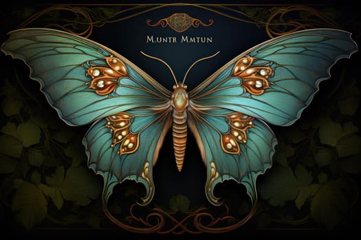 A captivating portrayal of celestial moth guardians, their ethereal presence warding off malevolent spirits with a soft, lunar glow.