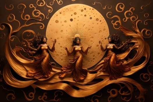 Immerse yourself in the realm of fantasy and behold the awe-inspiring sight of whirling sandstorm djinns.