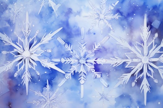 An artistic masterpiece showcasing the exquisite details and singular beauty of individual snowflakes, captured through the lens of macro photography, unraveling their complex, one-of-a-kind designs.
