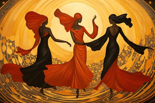 In the enchanting world of fantasy, there exist mystical beings known as whirling sand dervishes.