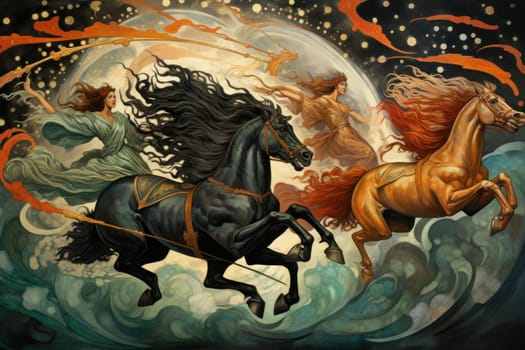 In the realm of fantasy, a fearless group of individuals known as the whirling cyclone riders emerges.