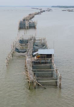 Fishing village in Thailand