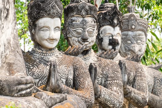 Buddhist figure Thailand,spiritual architecture in Asia