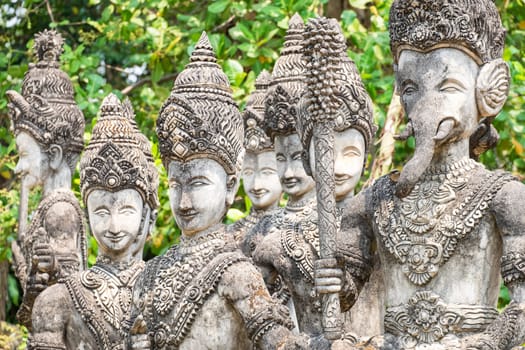 Buddhist figure Thailand,spiritual architecture in Asia