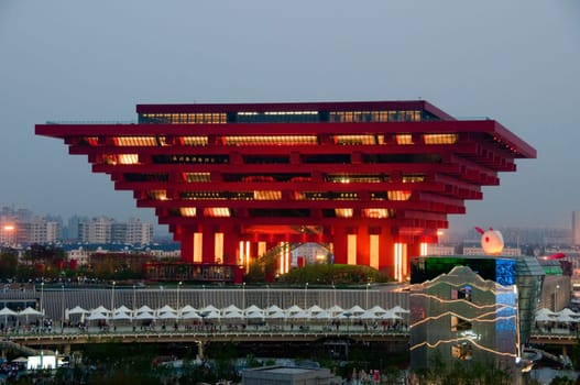 SHANGHAI - MAY 24: EXPO China Pavilion. May 24, 2010 in Shanghai China.