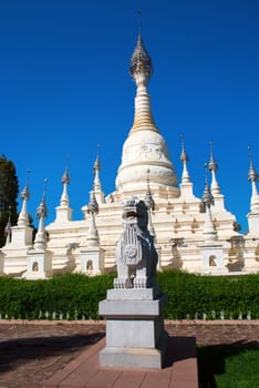 The white pagoda in the Yunnan Nationalities Village, at Kunming, Yunnan