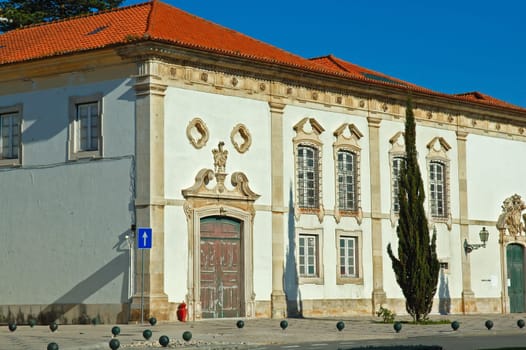 Antique house (construction) in Aveiro downtown, Portugal
