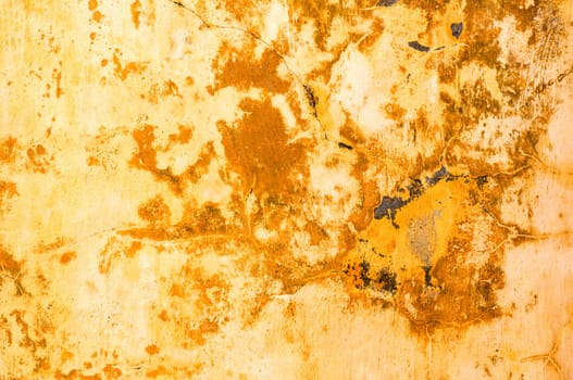 The background of grunge wall with crevice