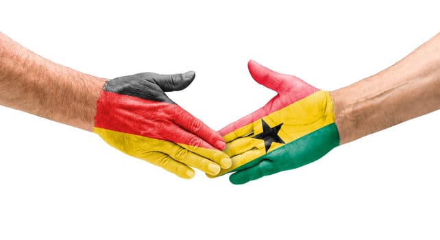Handshake Germany and Ghana