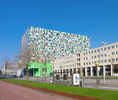 modern architecture on the campus of the Utrecht University in the Netherlands. It is a place where education, research and knowledge-intensive companies all together strengthen each other by their mutual proximity.