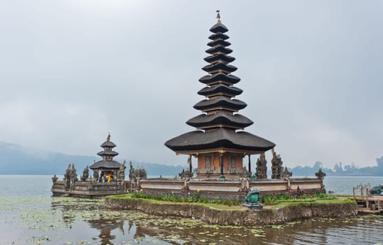 Ulun Danu Bratan temple in Bali, Indonesia