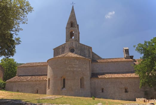 Le Thoronet Abbey is a former Cistercian abbey built in the late twelfth and early thirteenth century (Provence, France)
