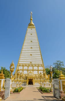 Thai white pagoda