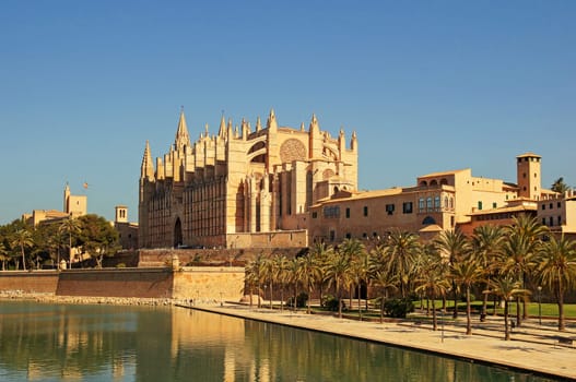Kathedrale von Palma de Mallorca Spanien / Cathedral of Palma de Mallorca Spain