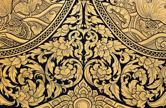 Floral Thai art