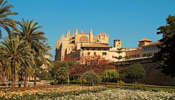 Kathedrale von Palma de Mallorca Spanien / Cathedral of Palma de Mallorca Spain