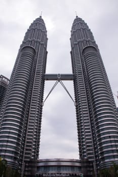 Petronas Towers in Kuala Lumpur,Malaysia