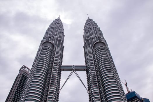 Petronas Towers in Kuala Lumpur,Malaysia