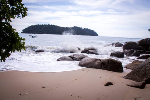 landscape at the sea and beach background sky holiday nature travel tropical