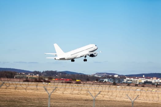 Passenger flight instructor on the tarmac at the airport
